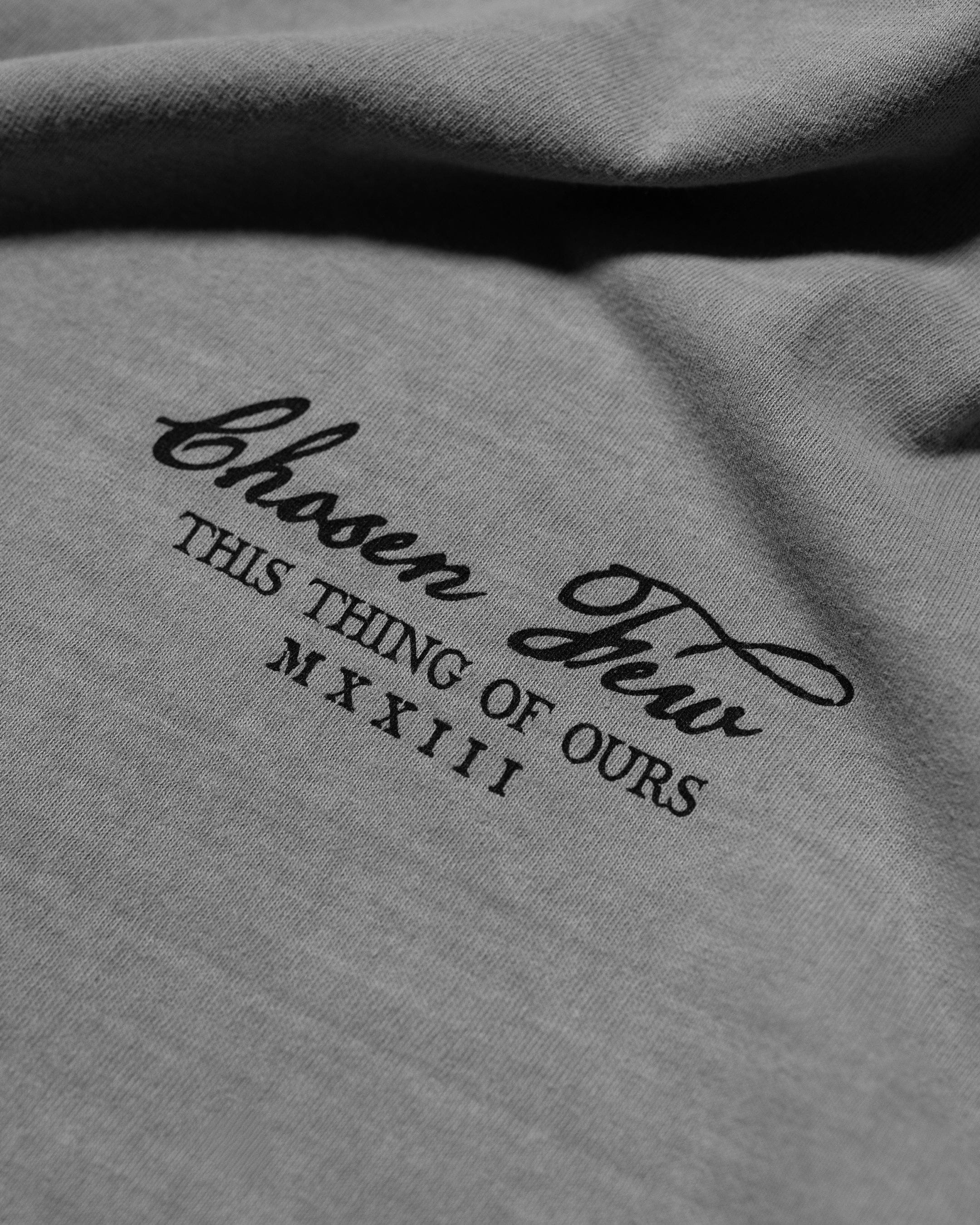 Vitruvian Mass - Vintage Tee - Grey & Black-thumbmail-3