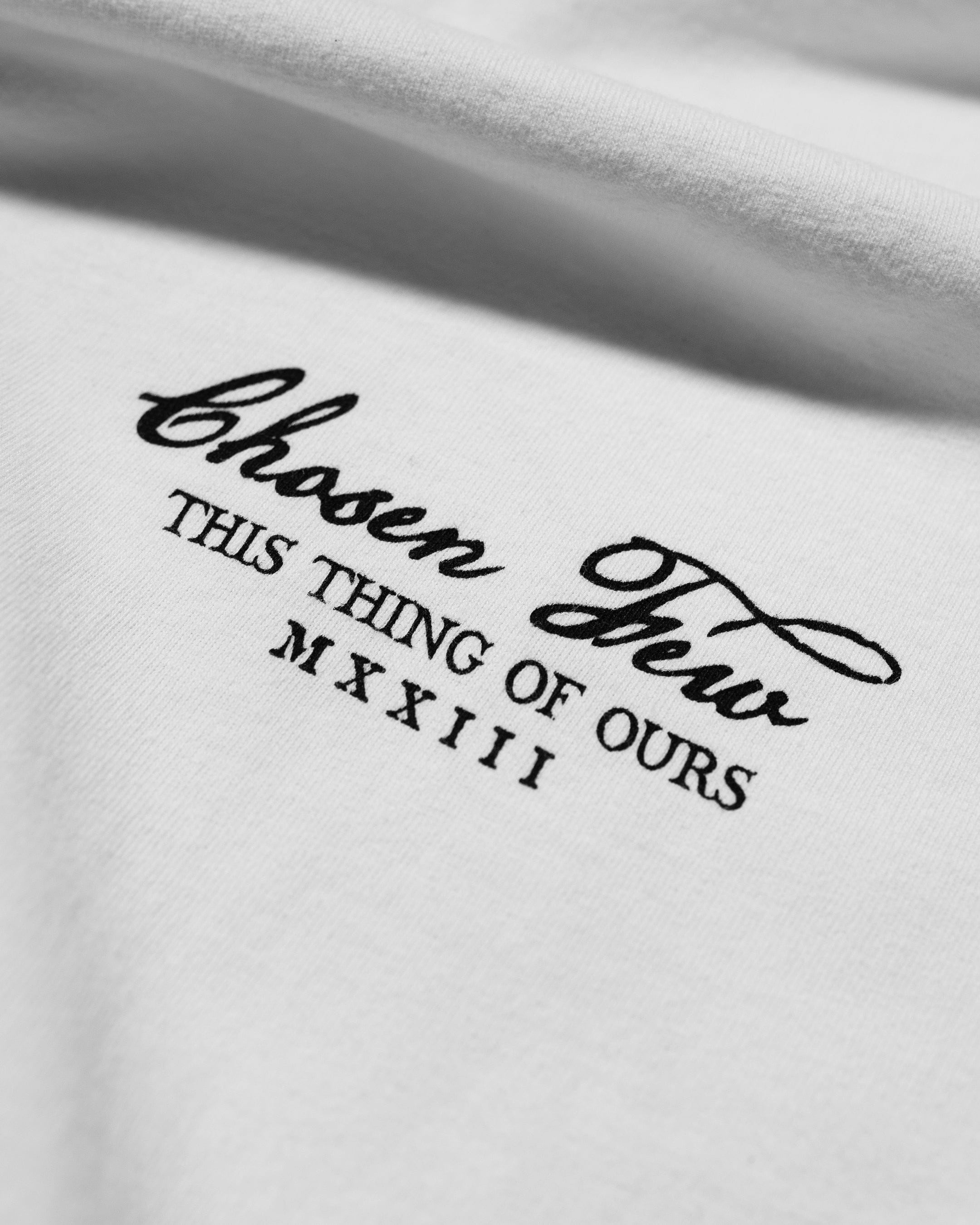 Vitruvian Mass - Vintage Tee - White & Black-thumbmail-3