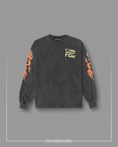 War Machine Long Sleeve Tee - Vintage Black