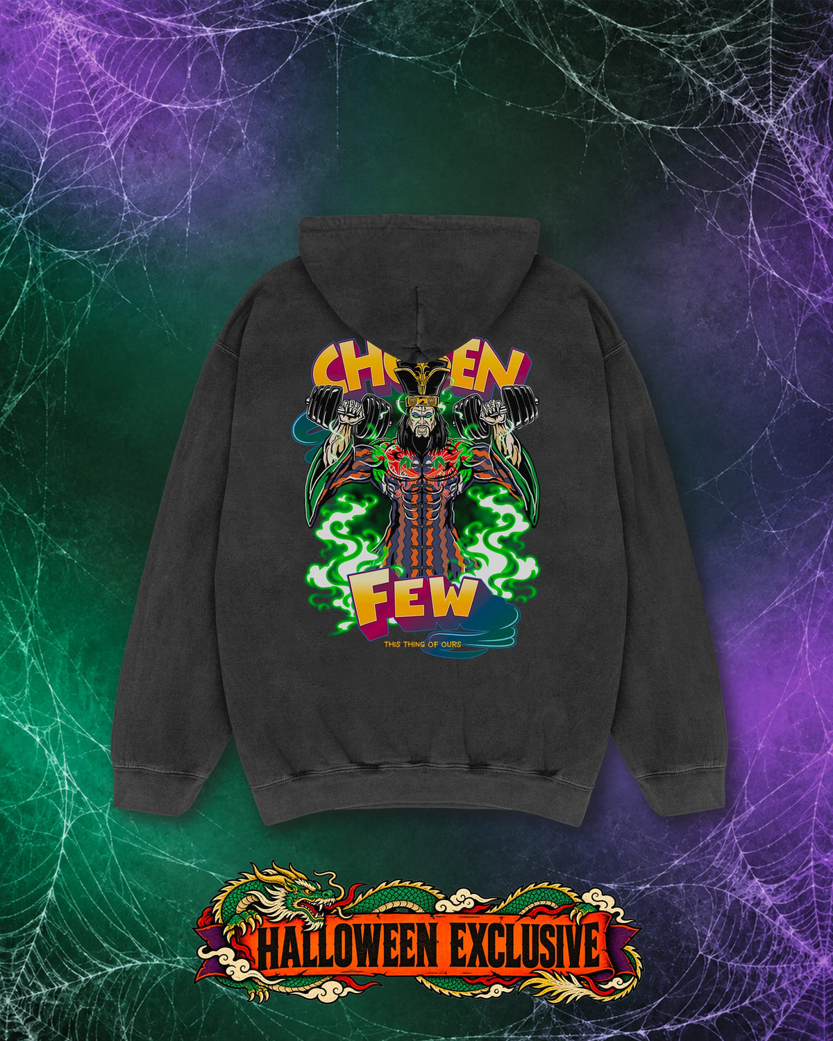 Wham Pan - Vintage Hoodie - Black