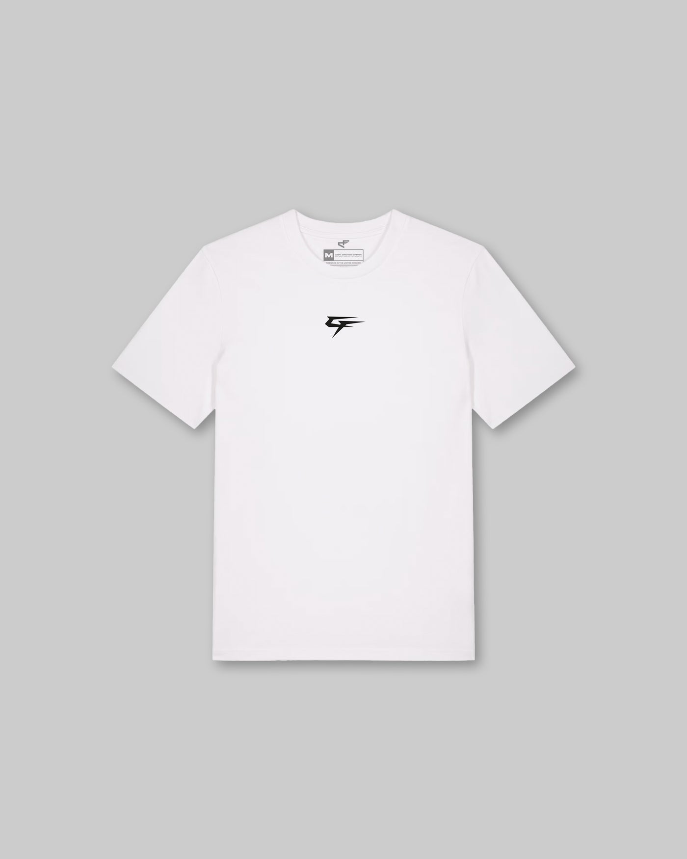 Iron Thunder Logo Fitted Tee - White & Black