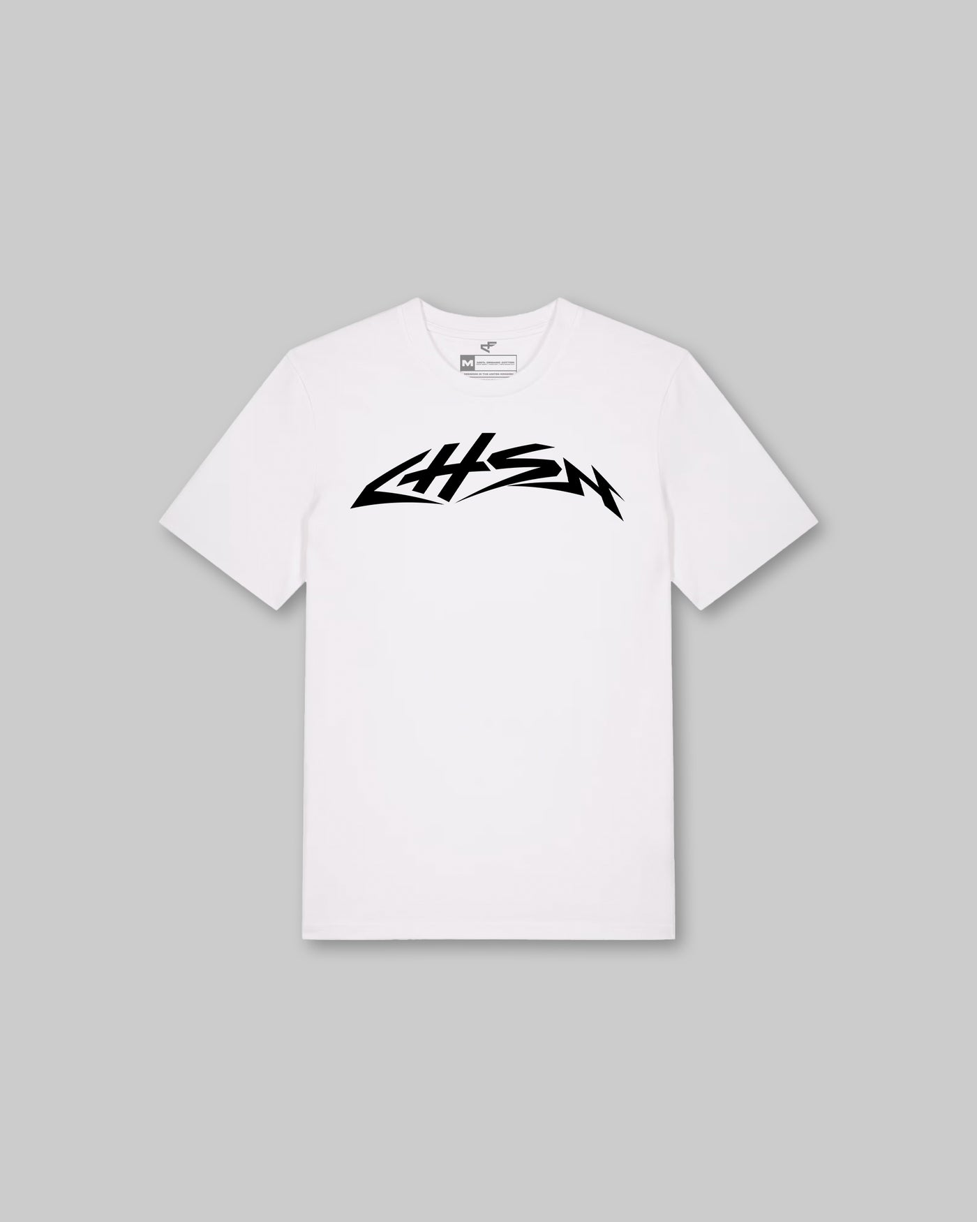 Iron Thunder Fitted Tee - White & Black