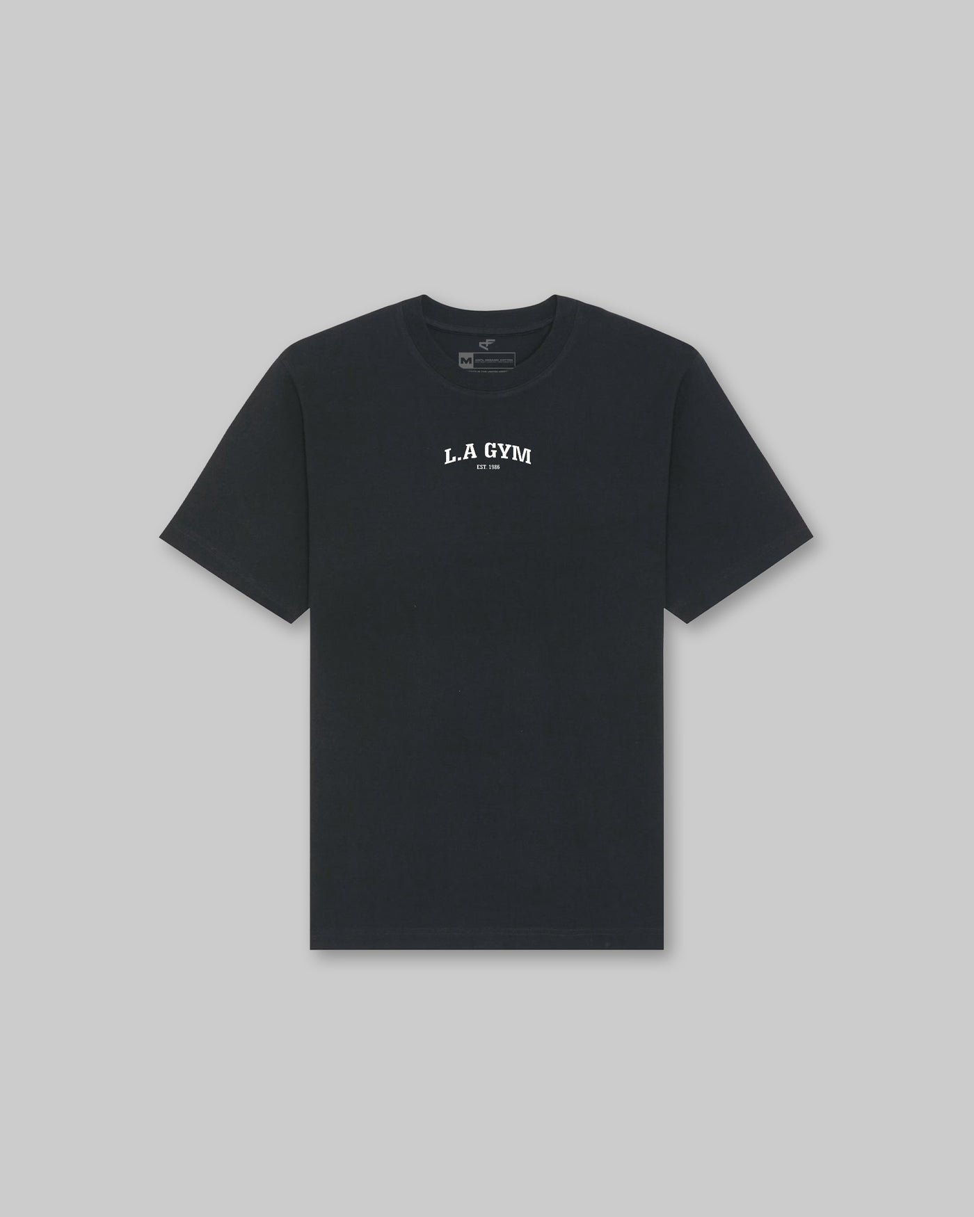 L.A Gym Official Heavy Tee - Black & White