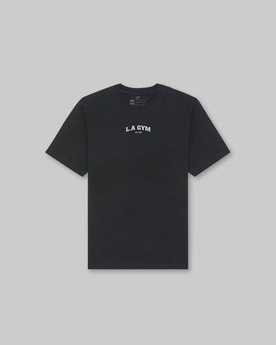 L.A Gym Official Heavy Tee - Black & White