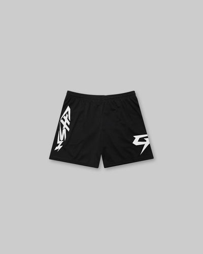 Iron Thunder SS25 Mesh Short - Black & White