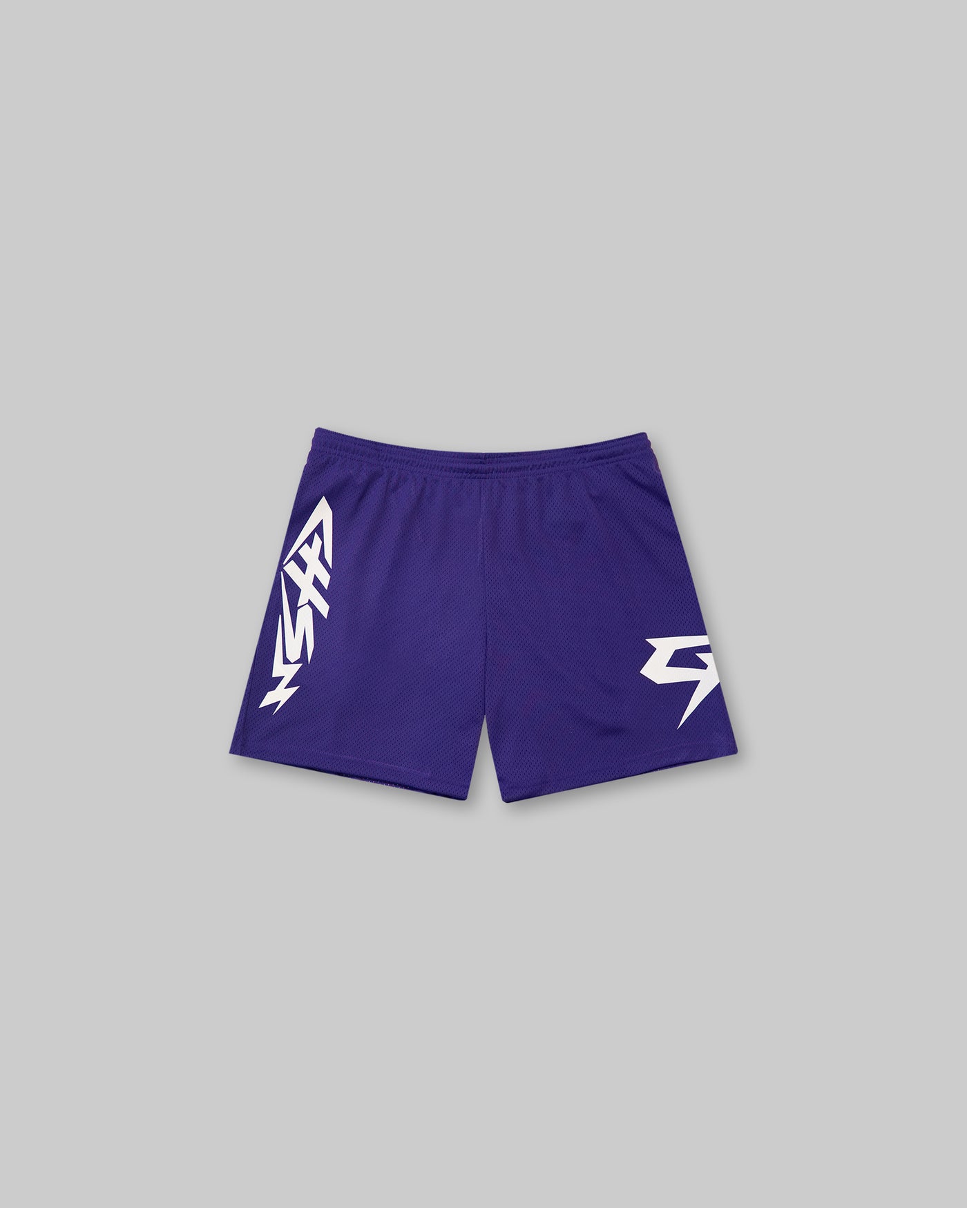 Iron Thunder SS25 Mesh Short - Purple & White