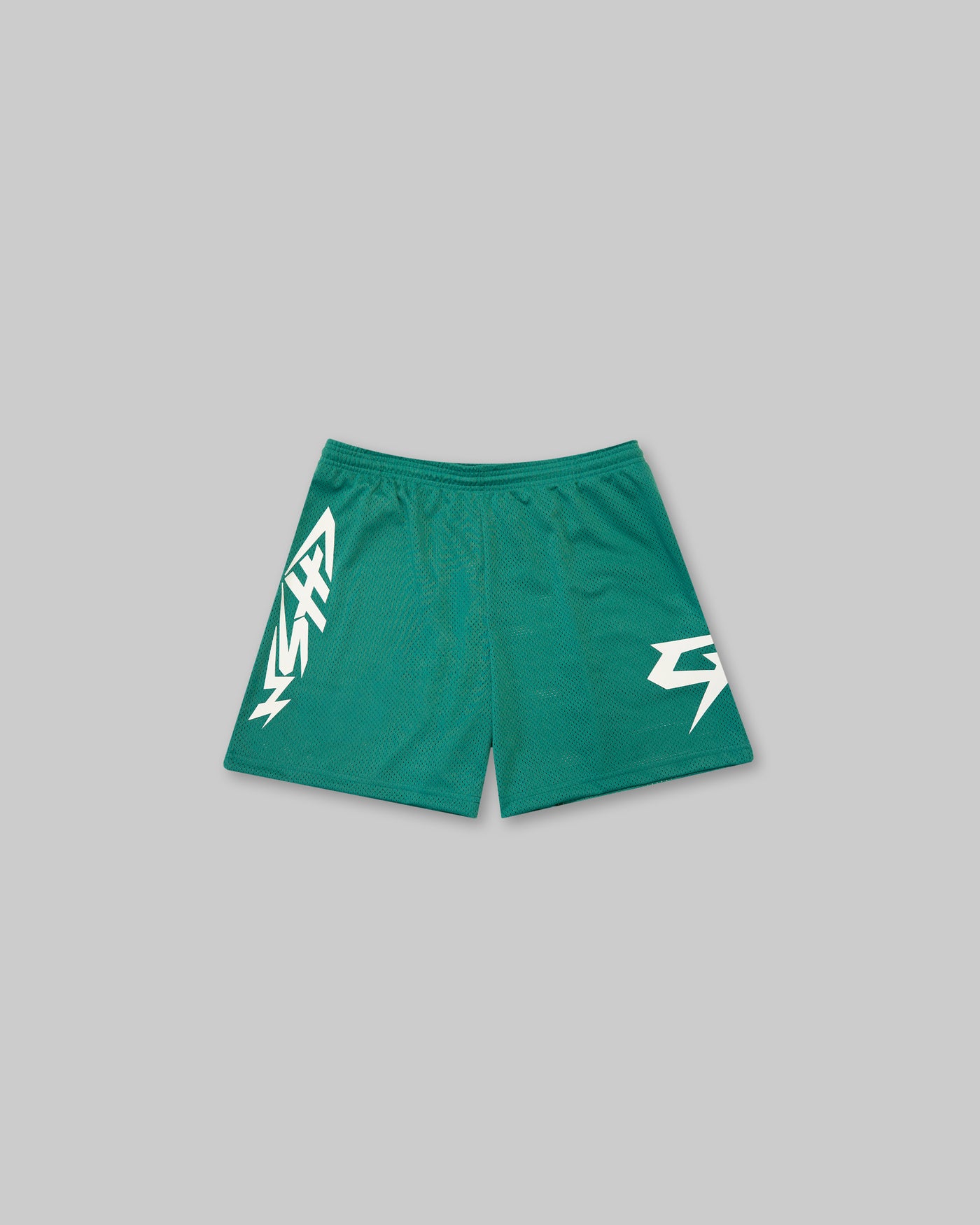 Iron Thunder SS25 Mesh Short - Teal & White