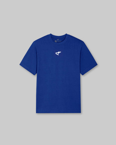 G Gym Fitted Tee - Midnight Blue & White