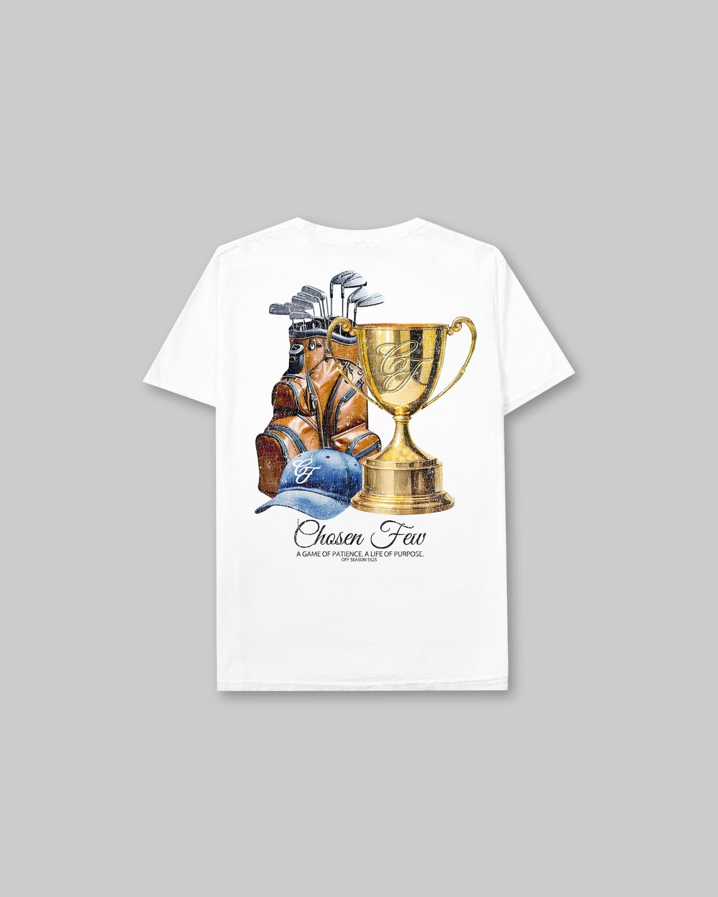 Off-Season Golf SS25 Vintage Tee - White