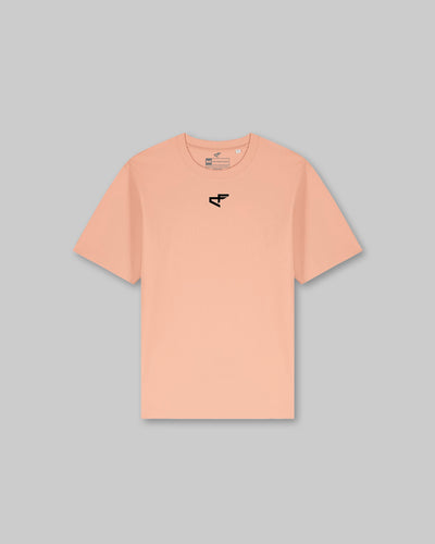 G Gym Heavy Tee - Peach Fuzz & Black