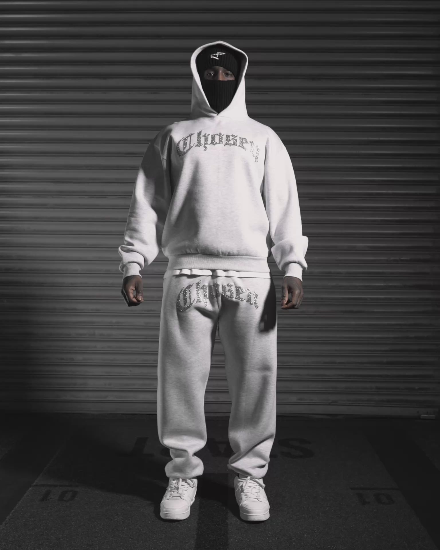 City of Angels Cuffed Jogger - Salt & Pepper-thumbmail-6