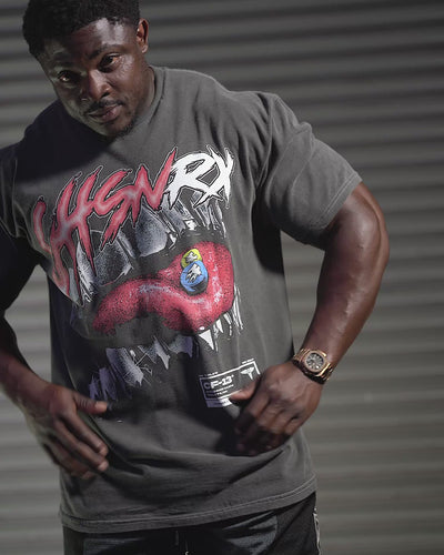 RX CONTROLLED SUBSTANCE Vintage Tee Black