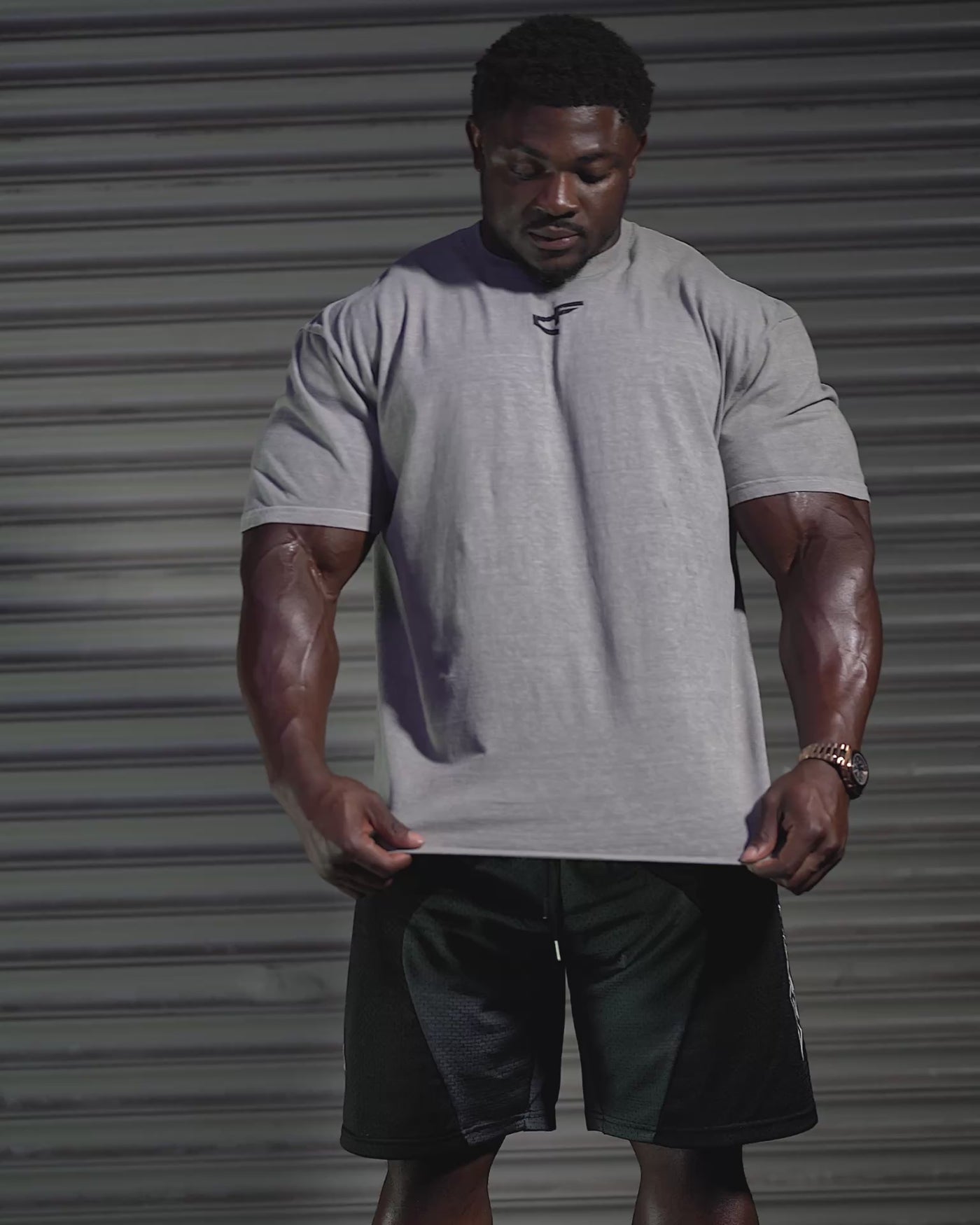 G Gym Tee - Vintage Grey & Black Legacy Edition