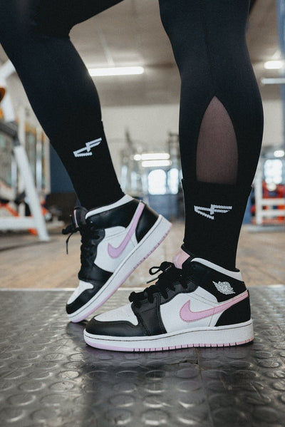 Logo Sock - Black & White