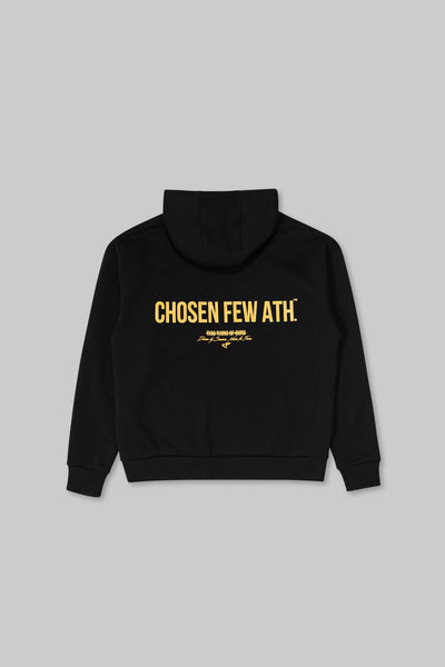 Signature Hoodie Black & Mango